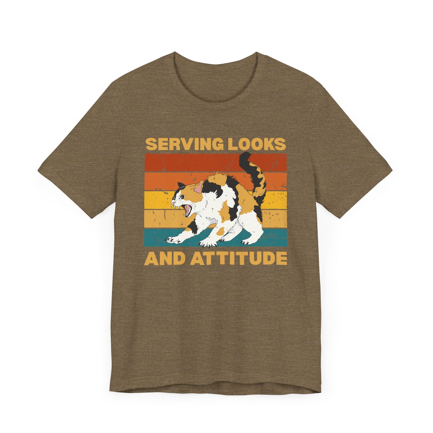 Serving Looks & Attitude Cat T-Shirt