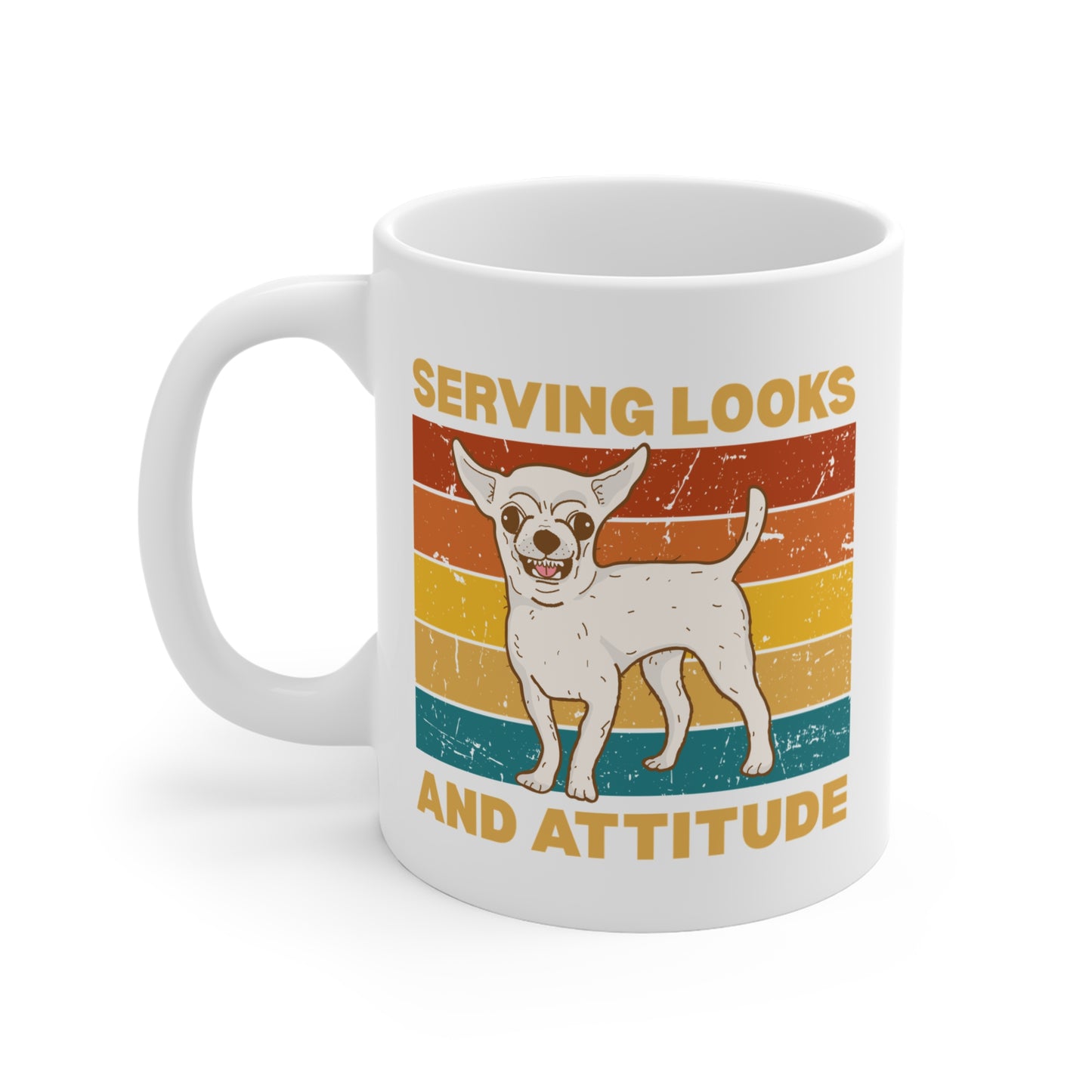 Serving Looks & Attitude Dog Mug