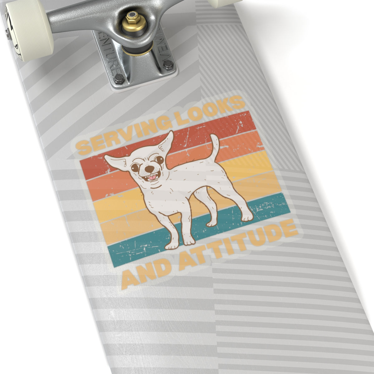 Serving Looks & Attitude Dog Sticker