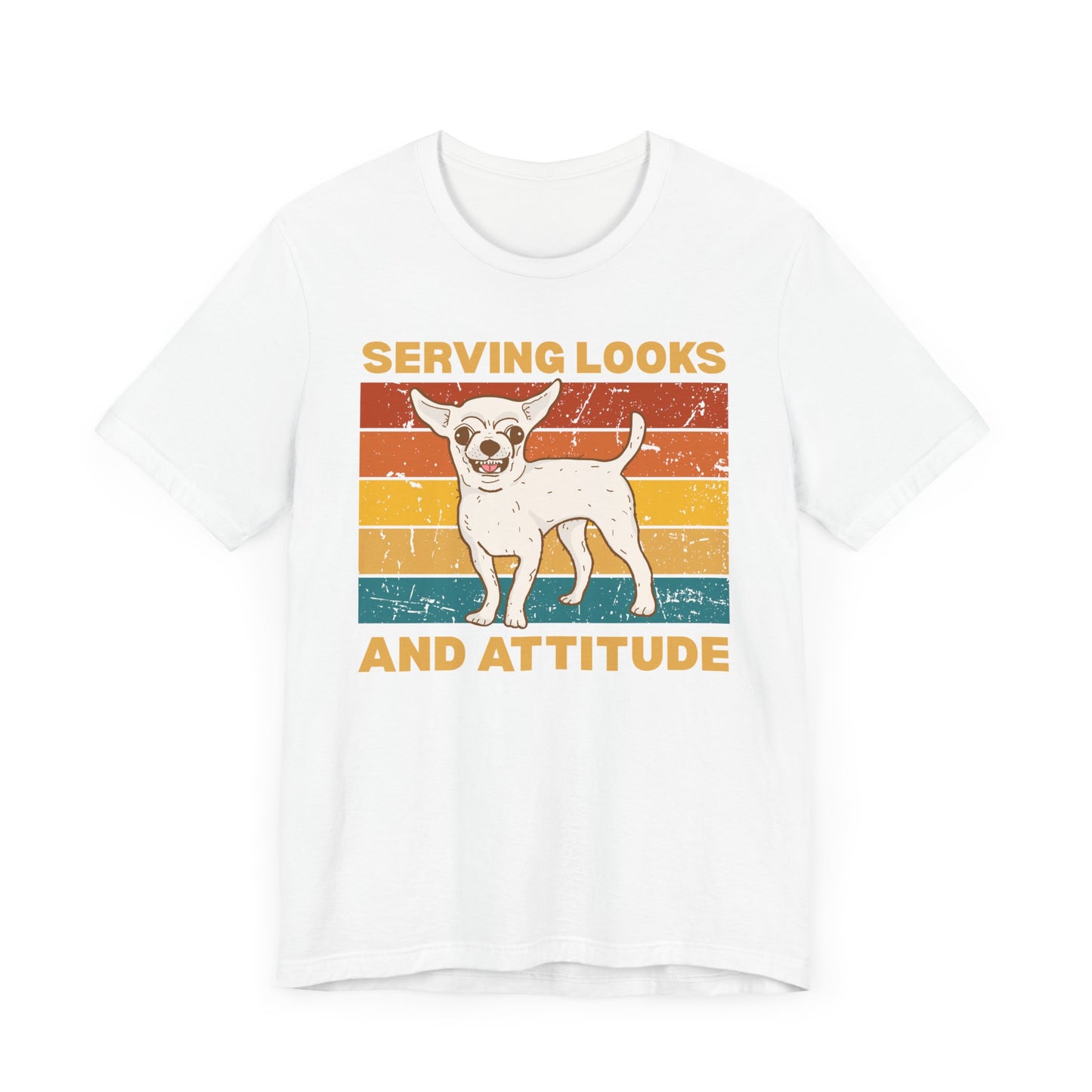 Serving Looks & Attitude Dog T-Shirt