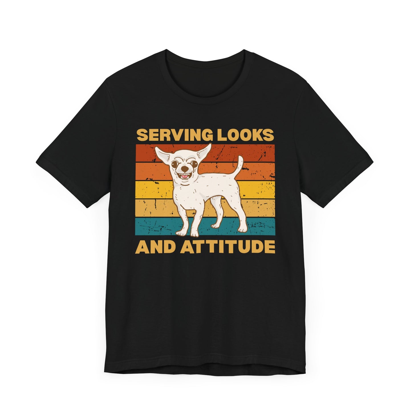 Serving Looks & Attitude Dog T-Shirt