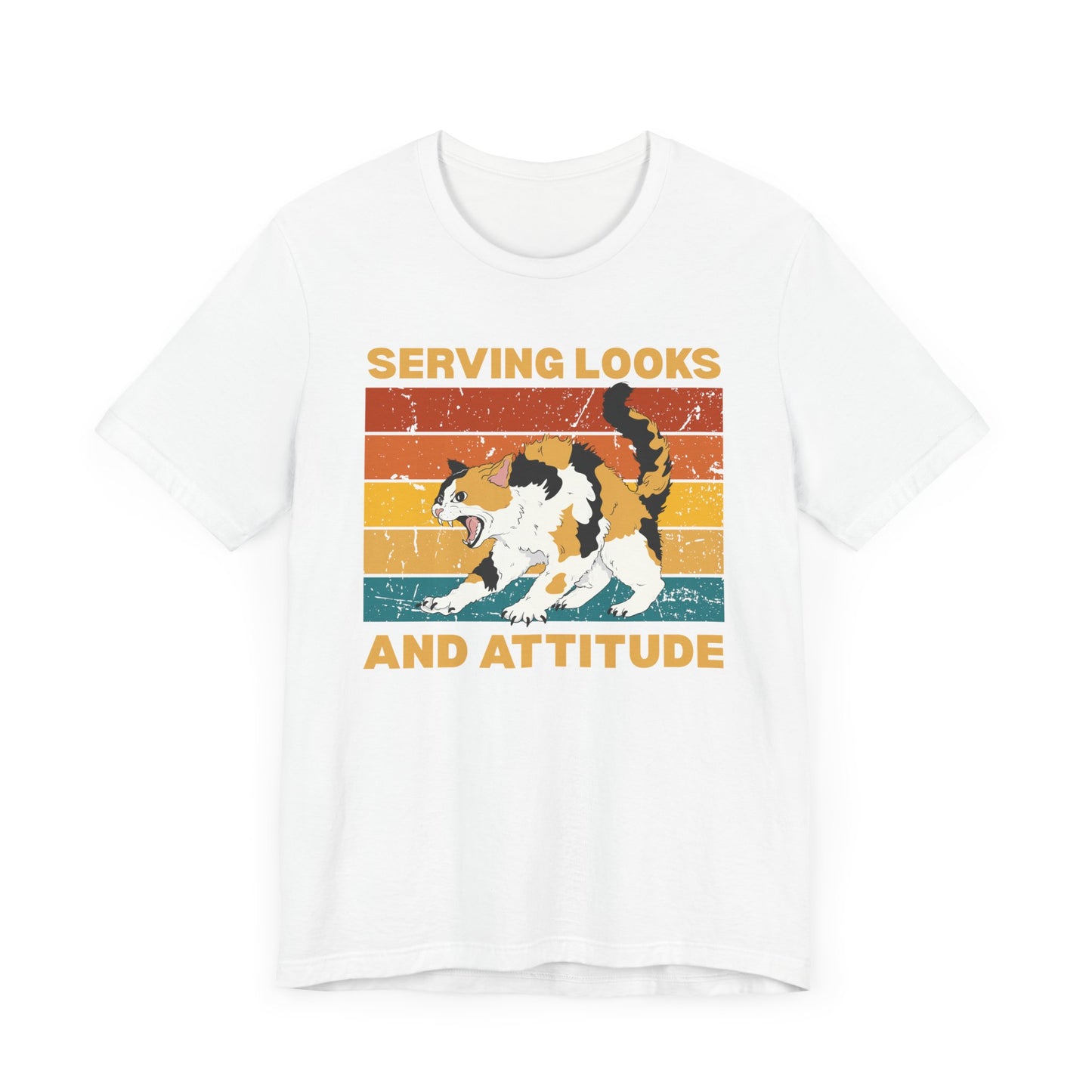 Serving Looks & Attitude Cat T-Shirt